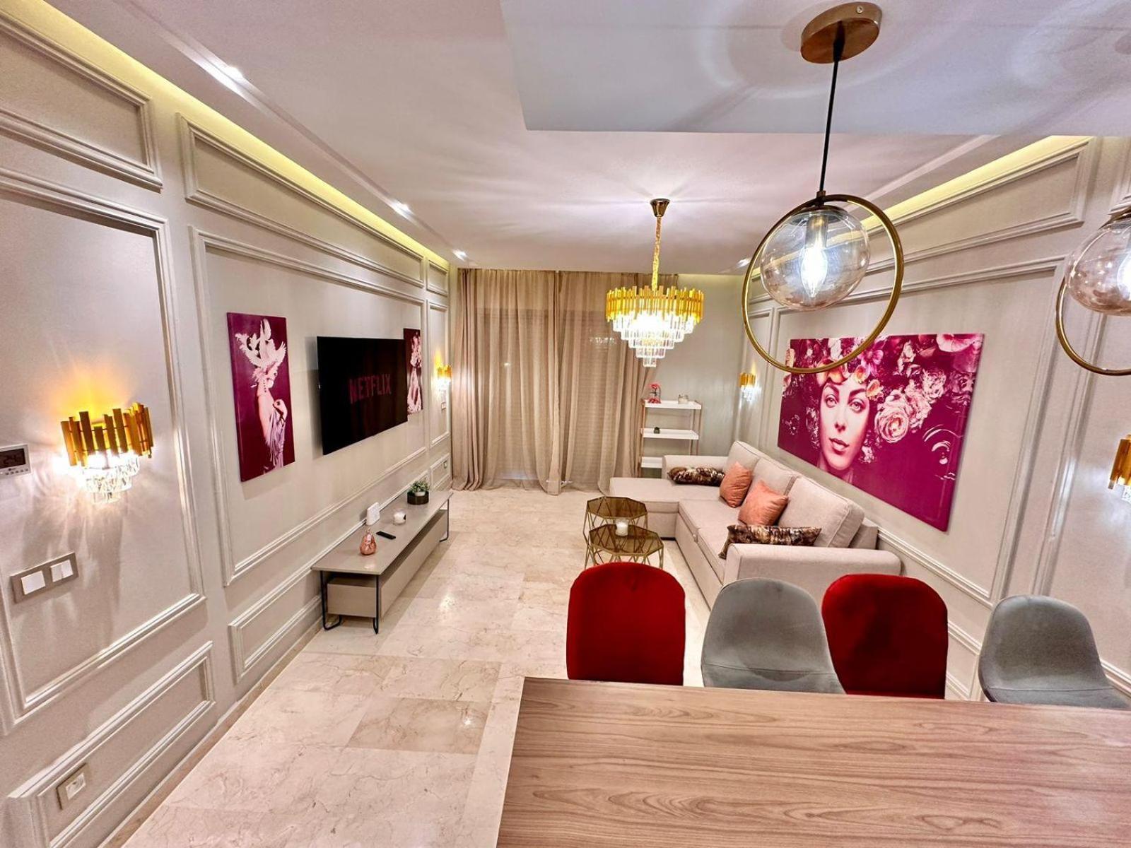 Appartement Luxueux Avec Piscine 10 Minutes Du Centre Ville Marrakesh Ngoại thất bức ảnh