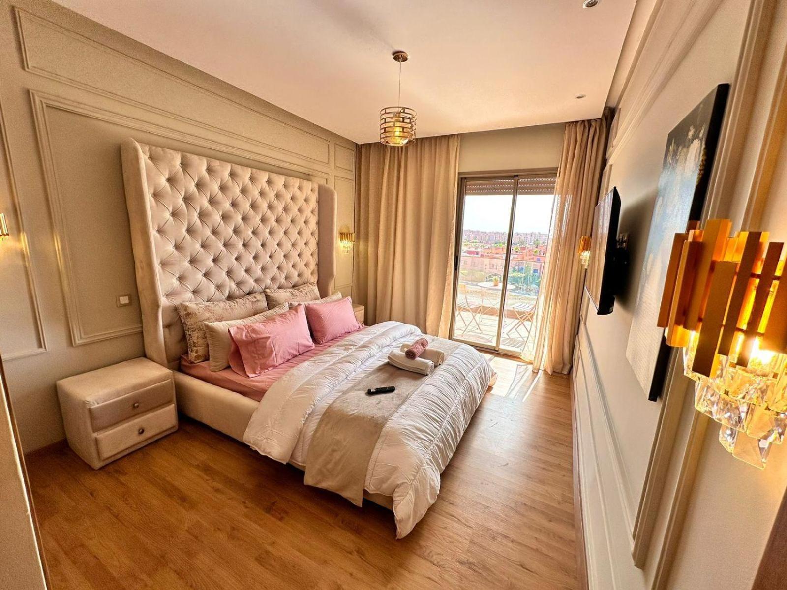 Appartement Luxueux Avec Piscine 10 Minutes Du Centre Ville Marrakesh Ngoại thất bức ảnh