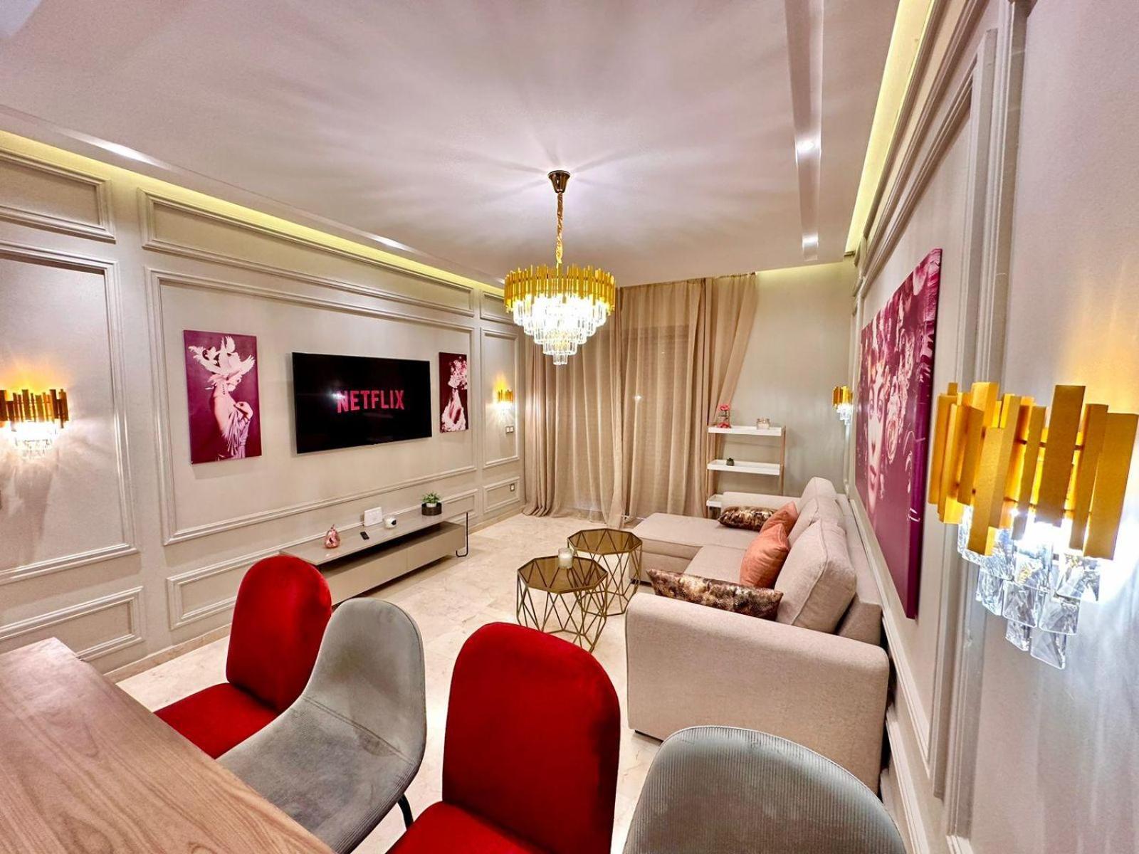 Appartement Luxueux Avec Piscine 10 Minutes Du Centre Ville Marrakesh Ngoại thất bức ảnh